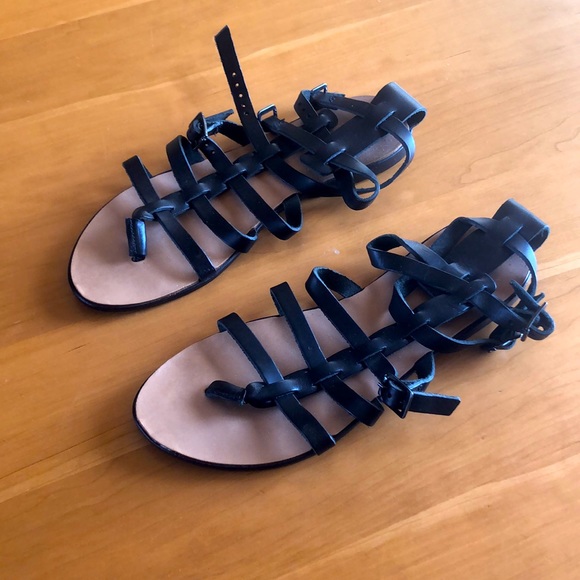 Barney’s leather sandals nwot,All Products : American Fashion Style Bags On Sale